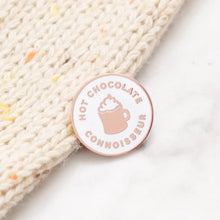 Load image into Gallery viewer, Hot Chocolate Connoiseur Enamel Pin