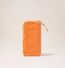 Load image into Gallery viewer, Pineapple Orange Velvet Glasses Case