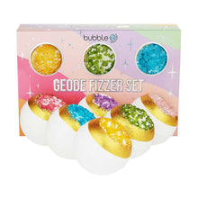 Load image into Gallery viewer, Rainbow Geode Bath Fizzer Gift Set