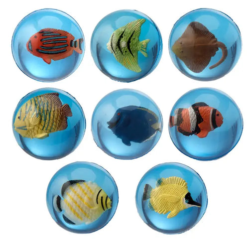 Tropical Fish Rubber Bouncy Balls