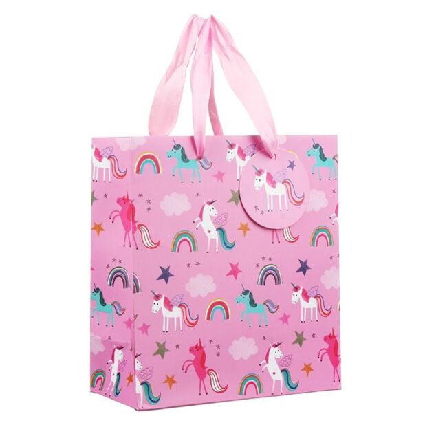 Unicorn Gift Bag Label-Unicorn Birthday Party-1st Birthday-Unicorn Gif –  Favorably Wrapped