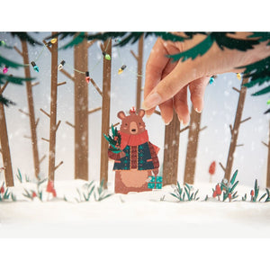 Brown Bear Christmas Decoration