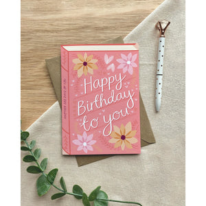 Happy Birthday Book Card