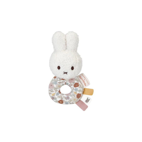 Miffy Vintage Flowers Ring Rattle