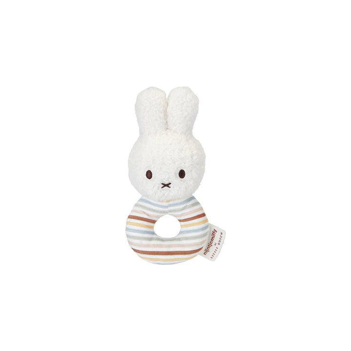 Miffy Vintage Sunny Stripes Ring Rattle