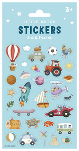 Jim & Friends Sticker Sheet