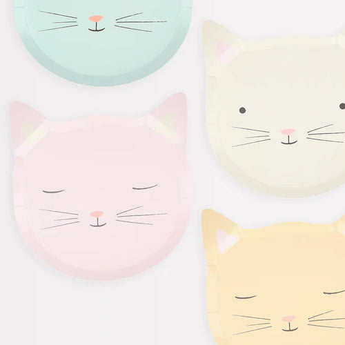 Cute Kitten Plates