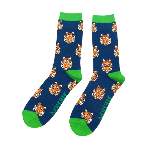 Tiger Navy Men's Socks