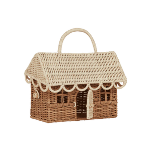 Rattan Gingerbread Casa Clutch