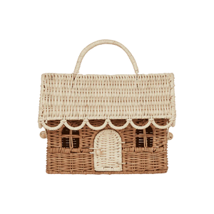 Rattan Gingerbread Casa Clutch