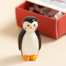 Load image into Gallery viewer, Tiny Matchbox Ceramic Penguin