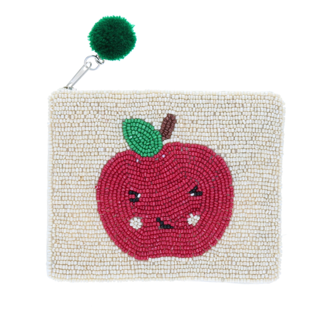 Beaded Apple Purse