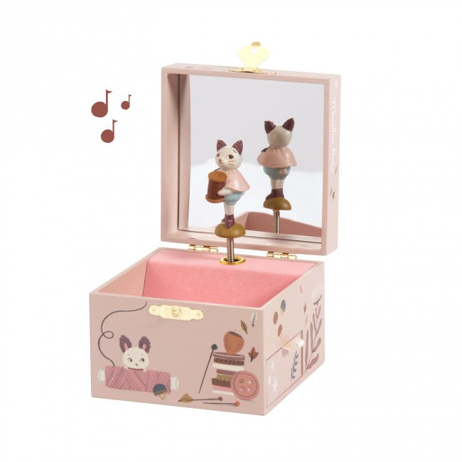 La Pluie Cat Musical Jewellery Box