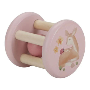 Fairy Garden Pink Roller Rattle