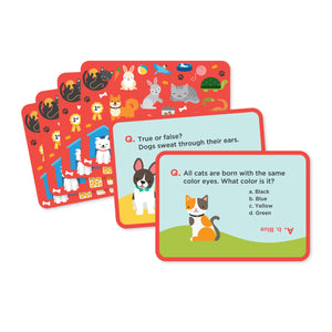 Pets Trivia Quiz Cards