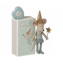 Load image into Gallery viewer, Blue Tooth Fairy Mouse In Box