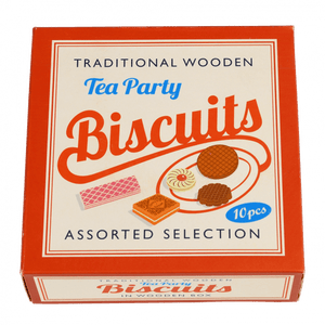 Traditional Wooden Tea Party Biscuits