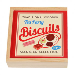 Traditional Wooden Tea Party Biscuits