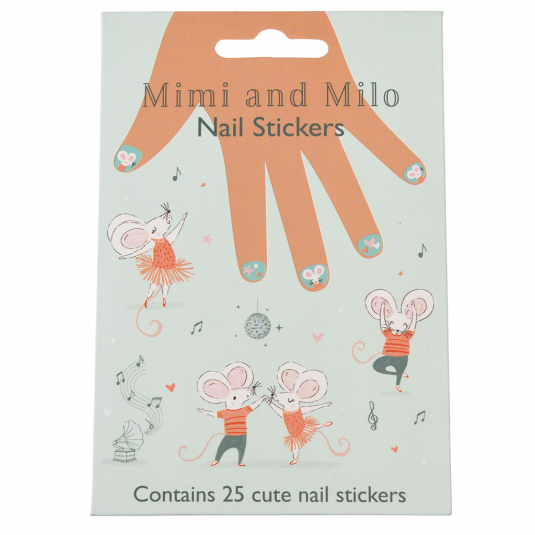 Mimi And Milo Mouse Nail Stickers