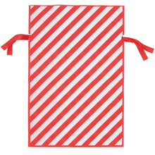 Load image into Gallery viewer, Small Candy Stripe Fabric Gift Bag