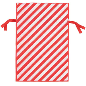 Small Candy Stripe Fabric Gift Bag