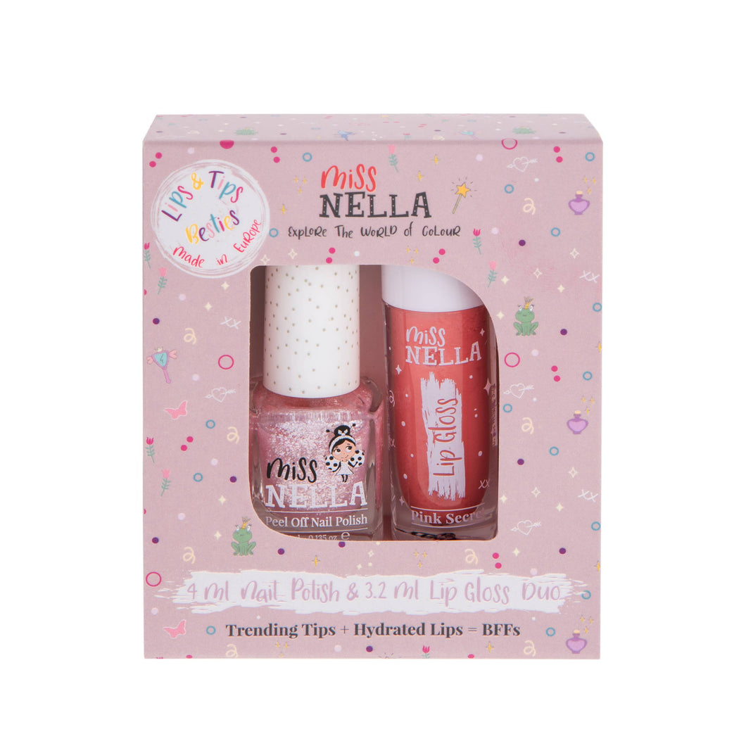 Besties Duo Pink Nail Polish & Lip Gloss Set