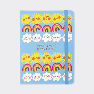 A6 Suns & Rainbow Notebook