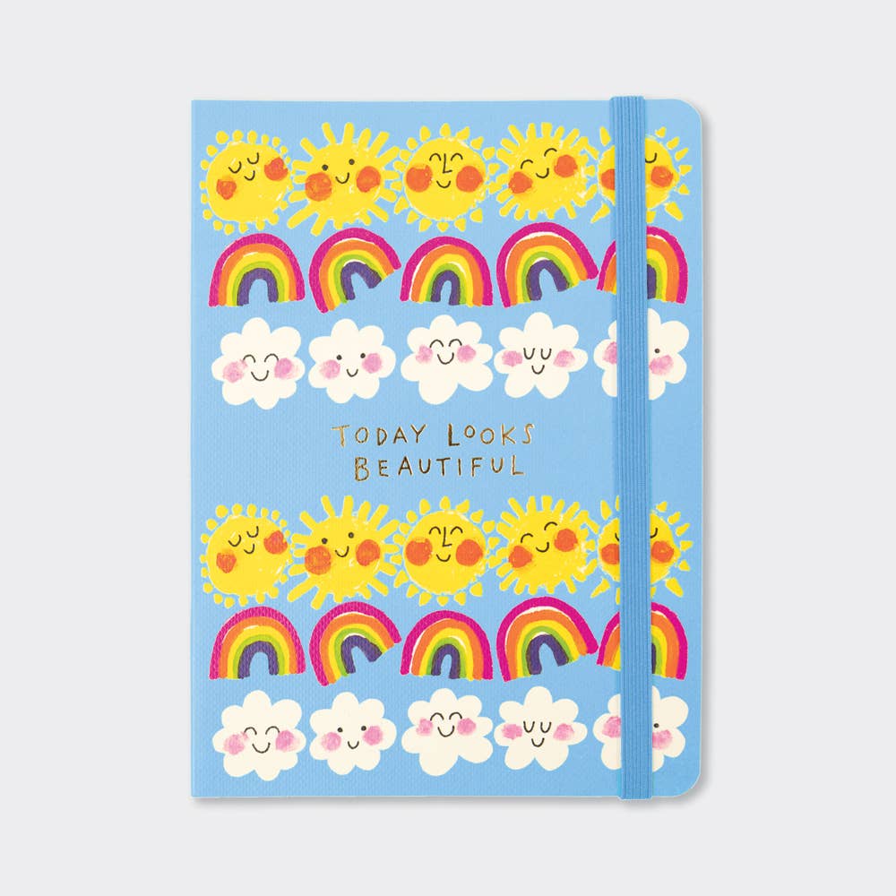 A6 Suns & Rainbow Notebook