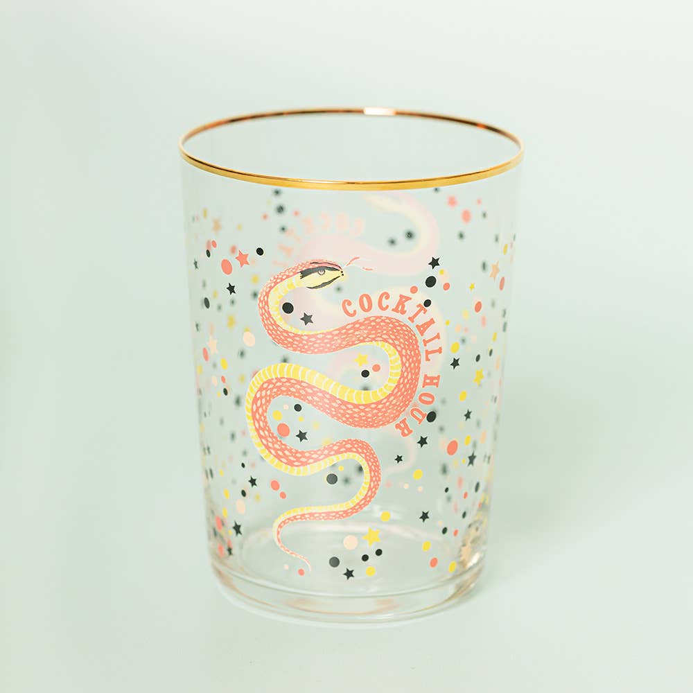 Snakey Hi Ball Glass