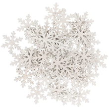 Load image into Gallery viewer, White Snowflake Wooden Confetti