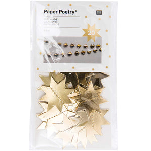 Mini Gold Star Garland