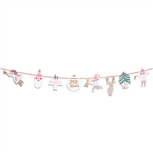 Pastel Jolly Christmas Garland