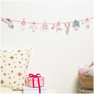 Pastel Jolly Christmas Garland