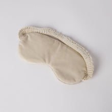 Load image into Gallery viewer, British Blooms Cream Embroidered Eye Mask