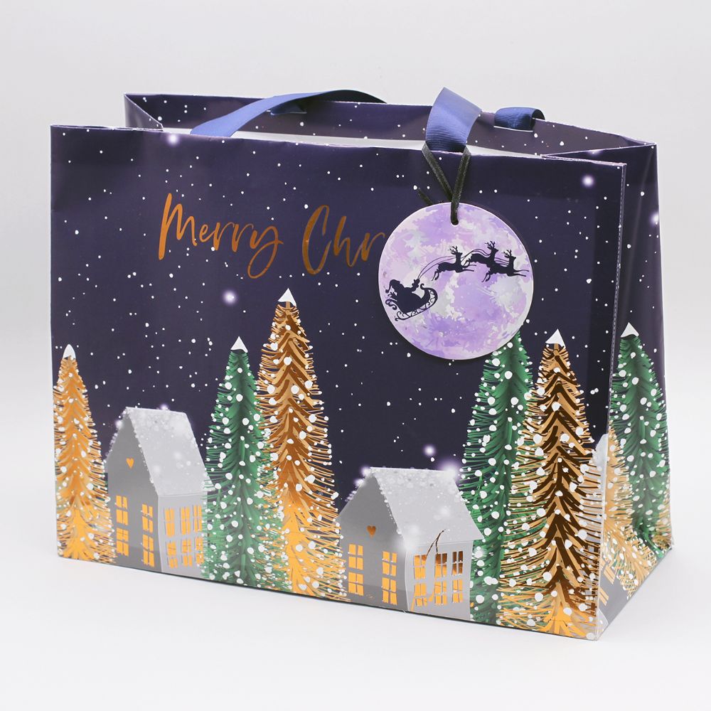 Christmas Village Large Gift Bag