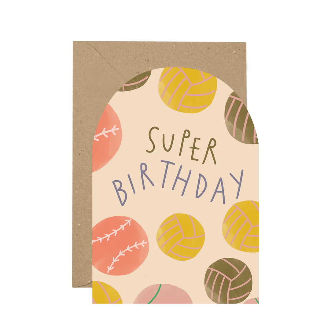 Super Birthday Balls Card
