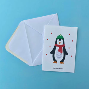 Penguin Character Christmas Card