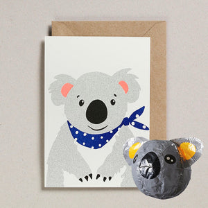 Koala Balloon Card