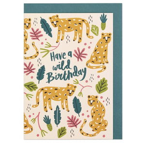 Have A Wild Birthday Leopard Card