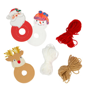 Make Your Own Christmas Pompom Decorations Set