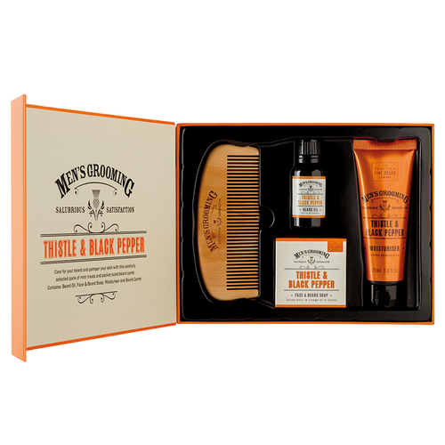 Thistle & Black Pepper Face and Beard Care Kit