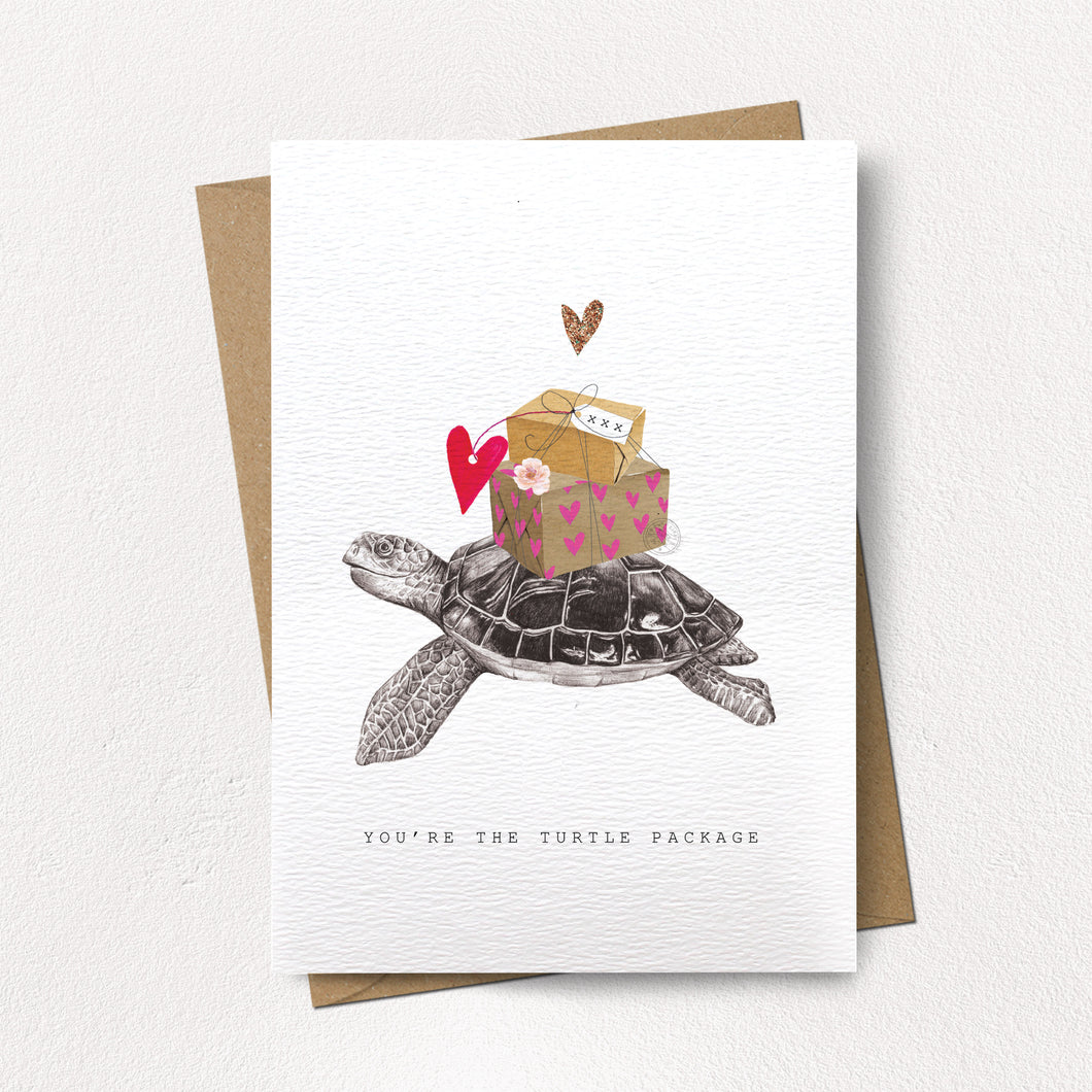 You're The Turtle Package Card