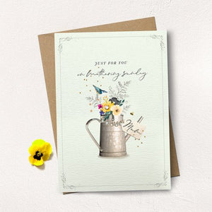 Mothering Sunday Watering Can Card