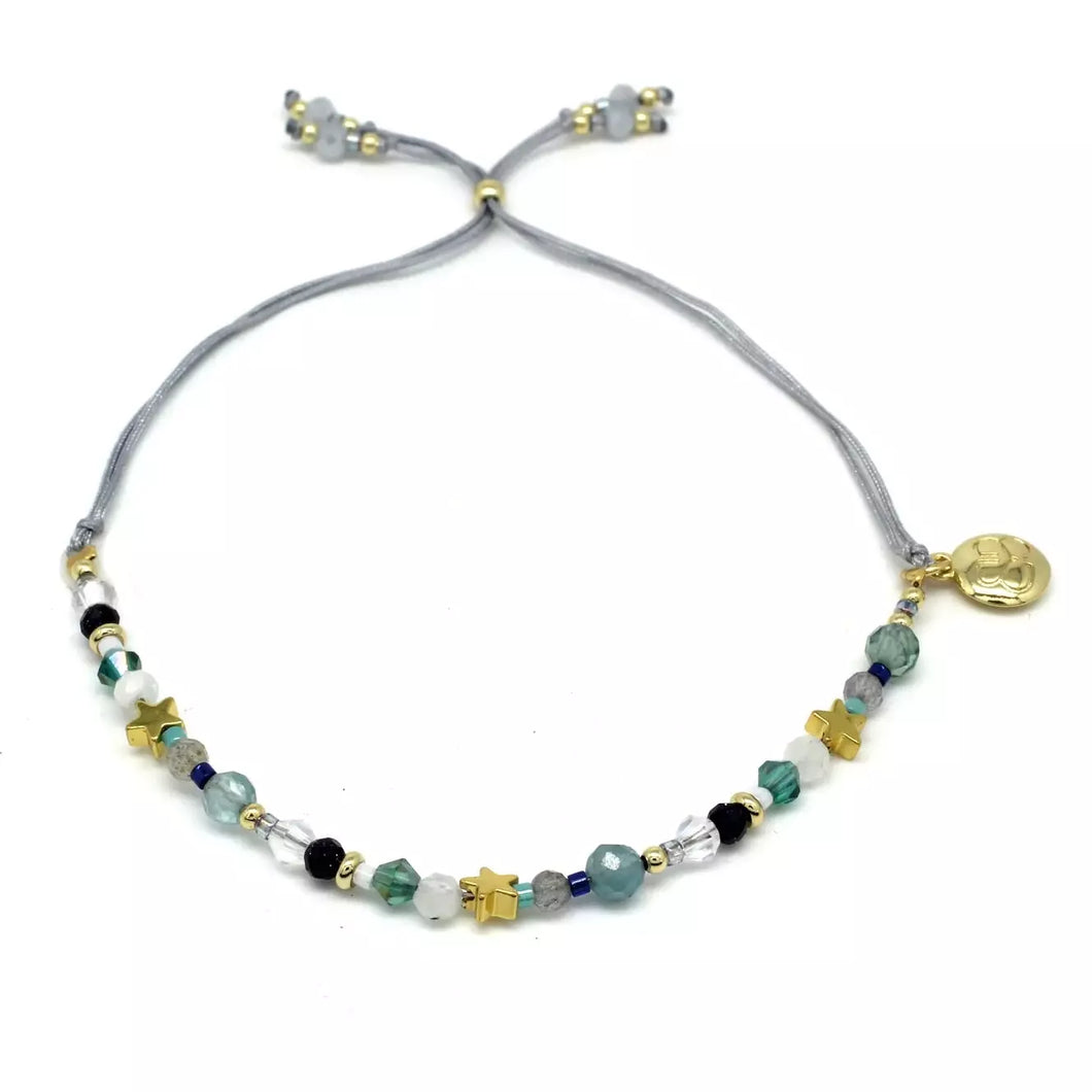 Comet Gold Gemstone Bracelet