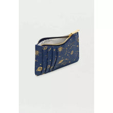 Load image into Gallery viewer, Navy Celestial Card Purse