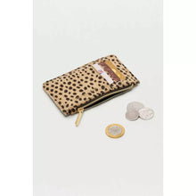 Load image into Gallery viewer, Cheetah Textured Card Purse