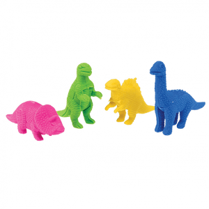 Colourful Dinosaur Erasers