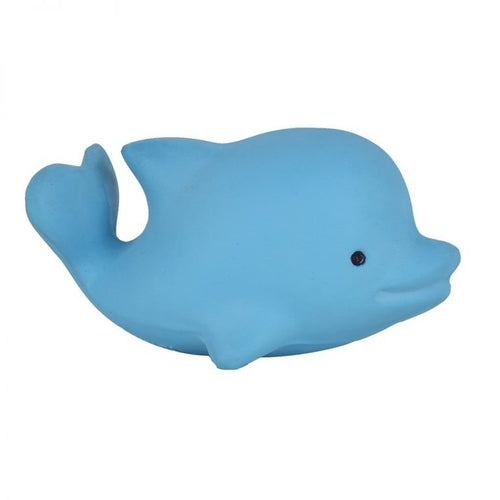 Dolphin Natural Rubber Rattle & Bath Toy