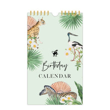 Load image into Gallery viewer, Tropical Animals Birthday Wall Calendar