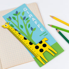 Load image into Gallery viewer, Giraffe Wooden Ruler